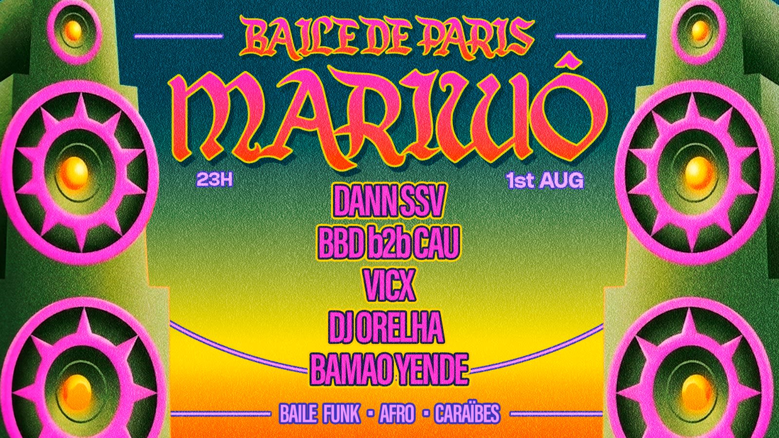 Mariwo X Cbc : Baile De Paris
