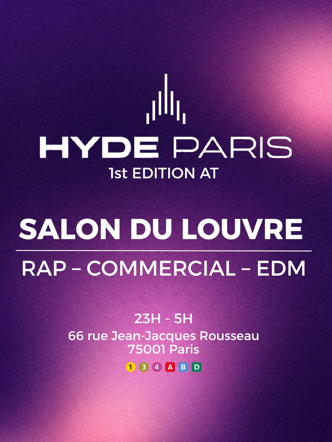 Hyde Paris | S3 - The Come Back At @Salondulouvre | 19/09
