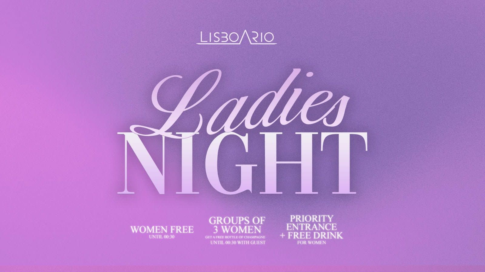 Ladies Night - Free Entrance For Girls