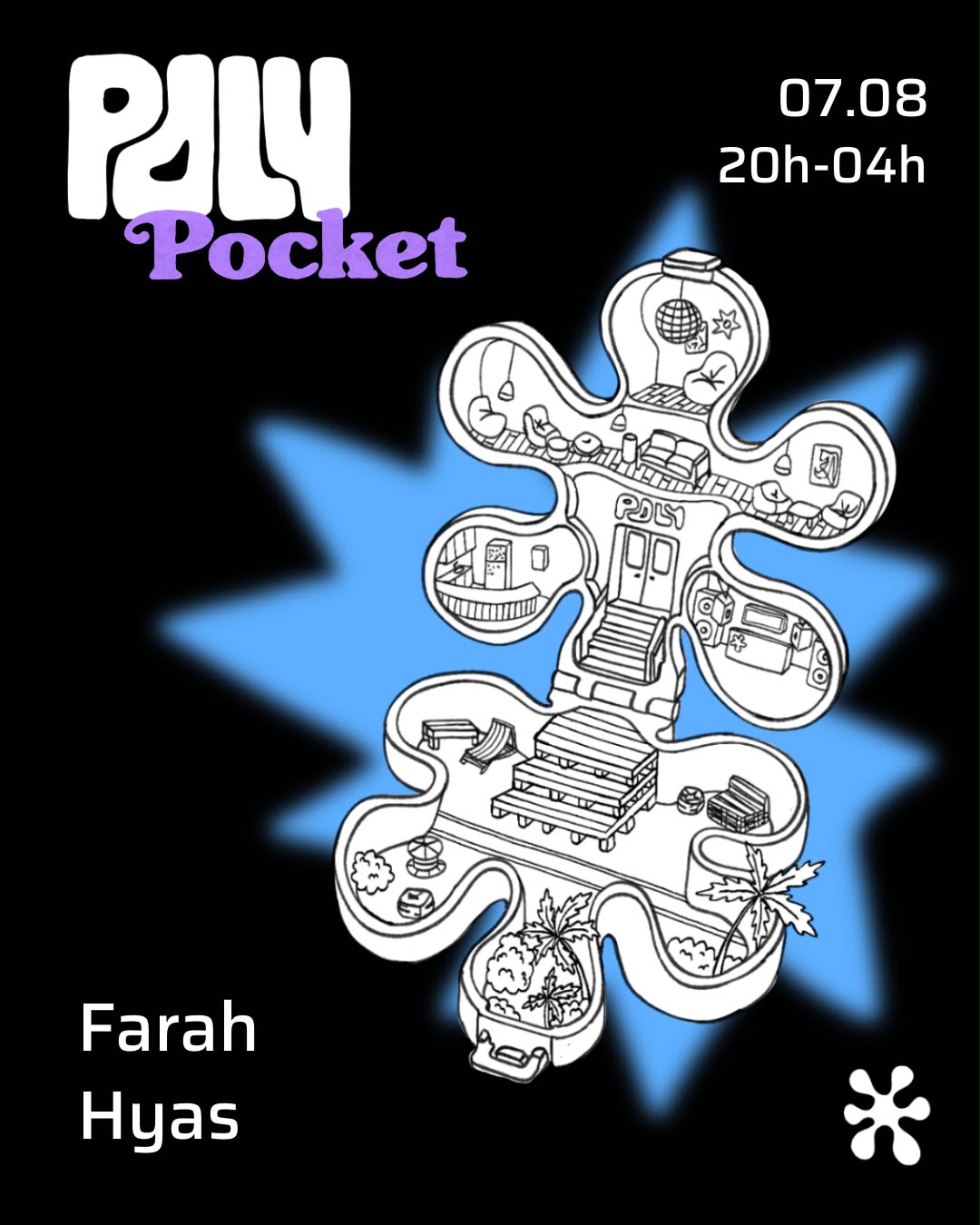Poly • Pocket : Farah, Hyas