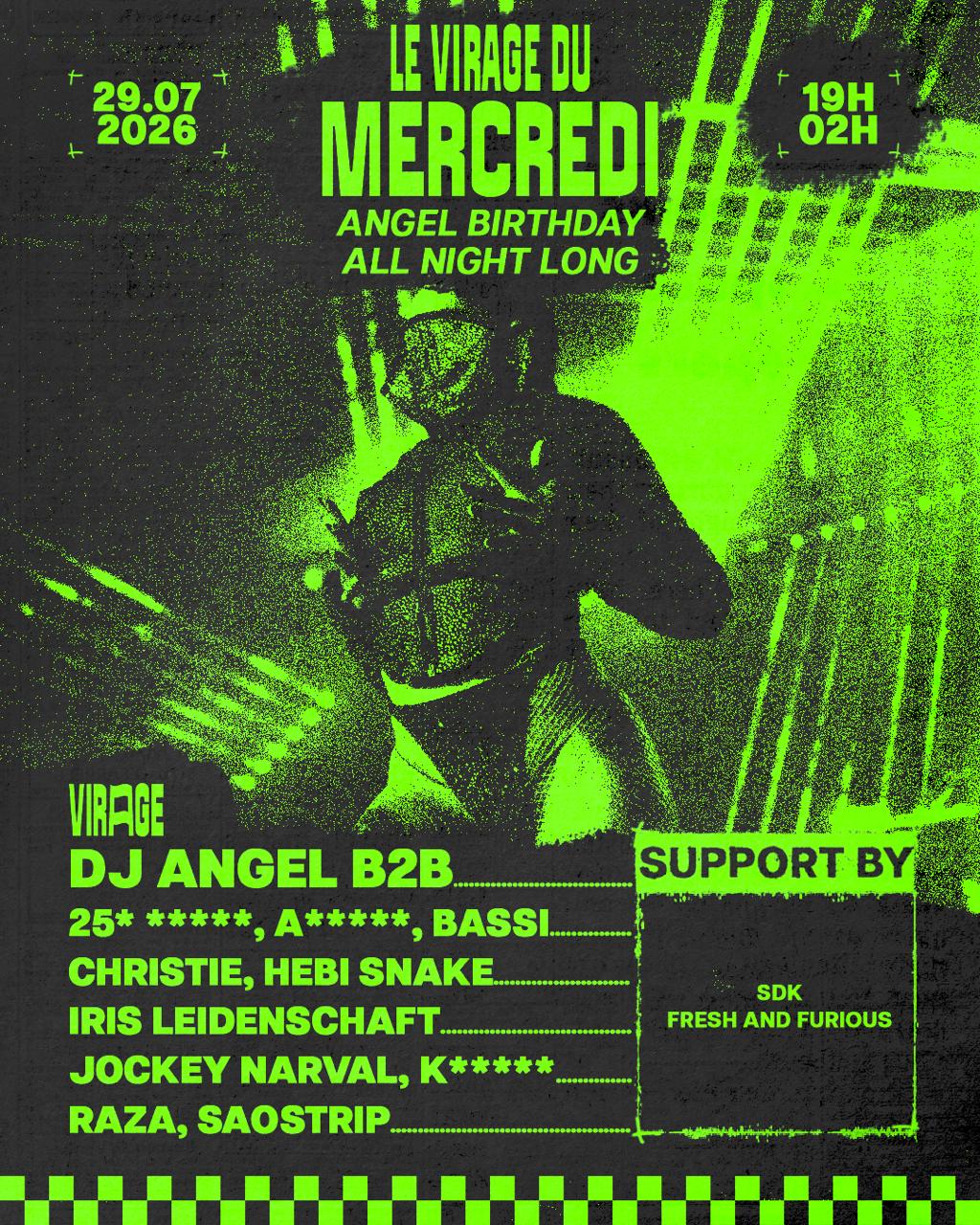 2222 : Dj Angel Birthday X Le Virage Du Mercredi