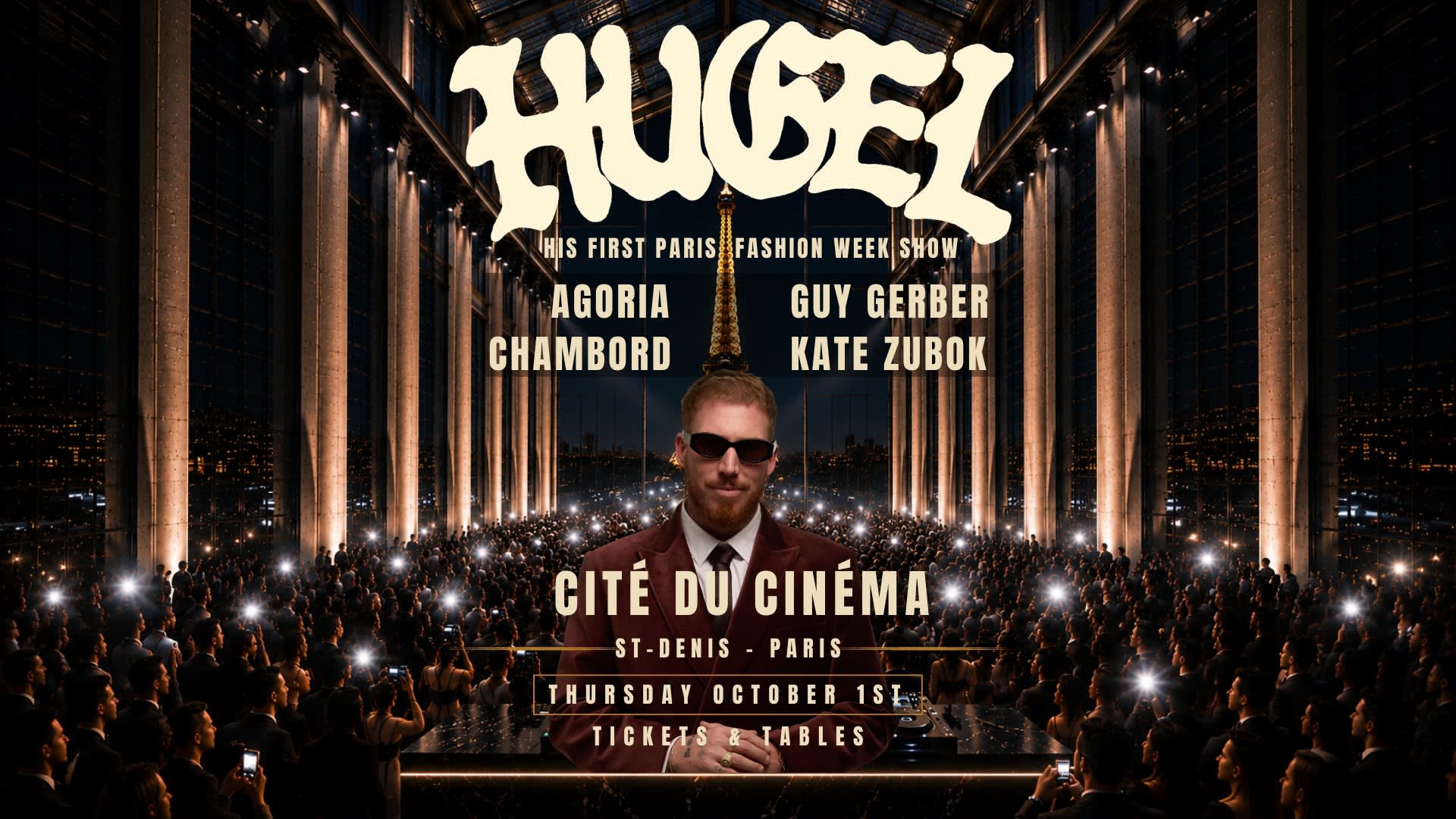 Hugel @ Paris Fw/ Agoria, Guy Gerber, Chambord, Kate Zubok