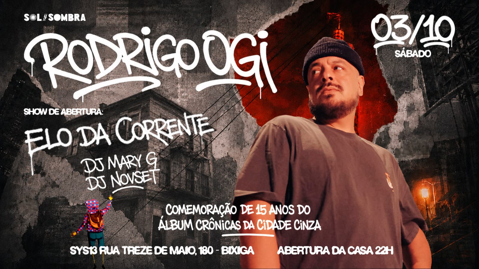 Rodrigo Ogi + Elo Da Corrente + Mary G + Novset