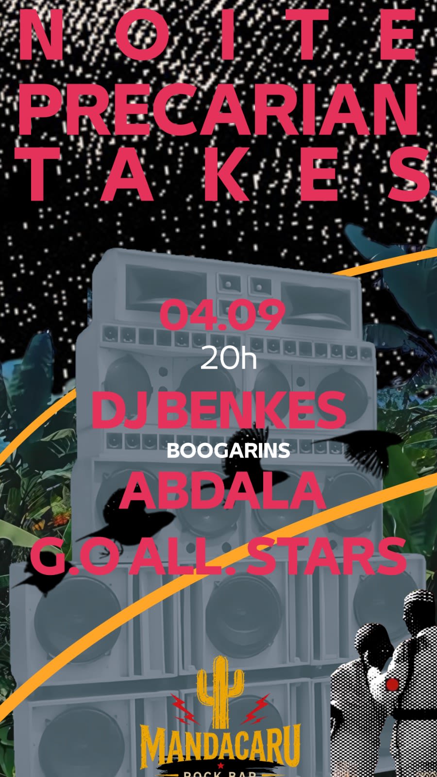 Noite Pt No Mandacaru Rock Bar C/ Dj Benkes & Abdala