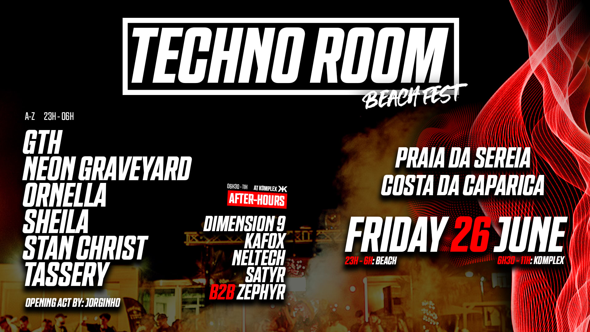 Lisboa - Techno Room Beach Fest 2026
