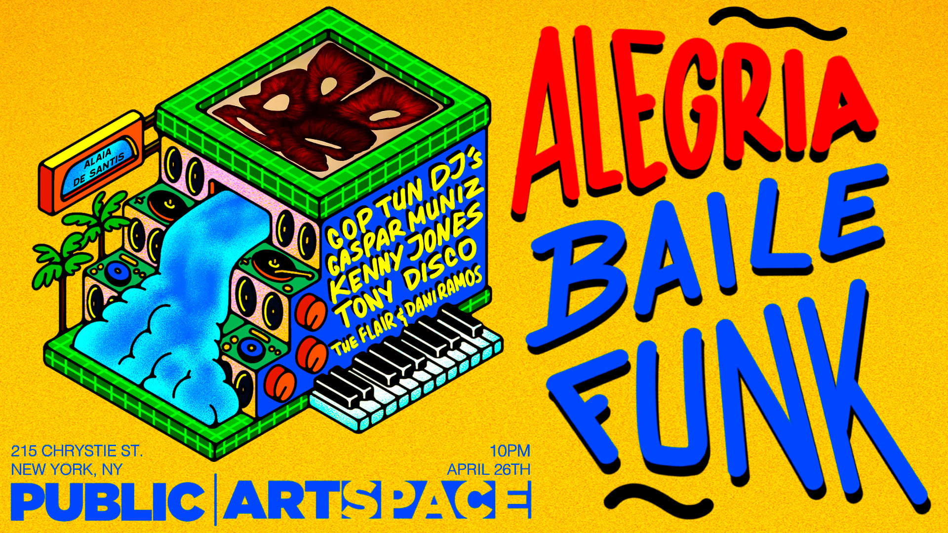 Alegria Presents Gop Tun Dj's, Gaspar Muniz & Kenny Jones