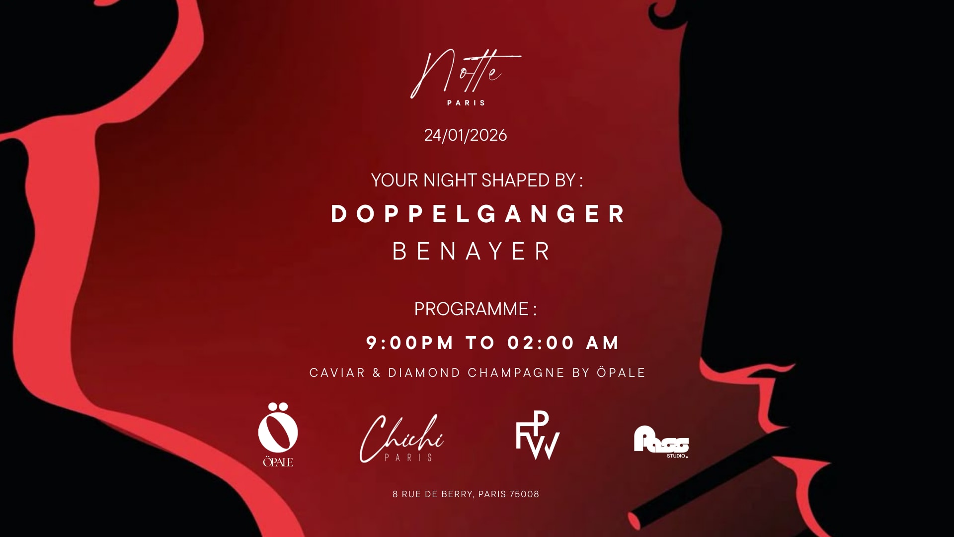 Notte Paris Fashion Week At Chichi Paris