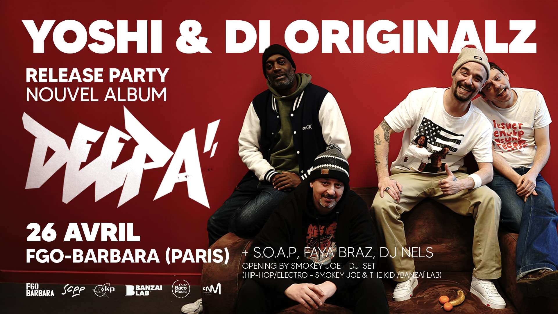 Yoshi DI Original + Smokey Joe, Soap, Faya Braz, Dj Nels