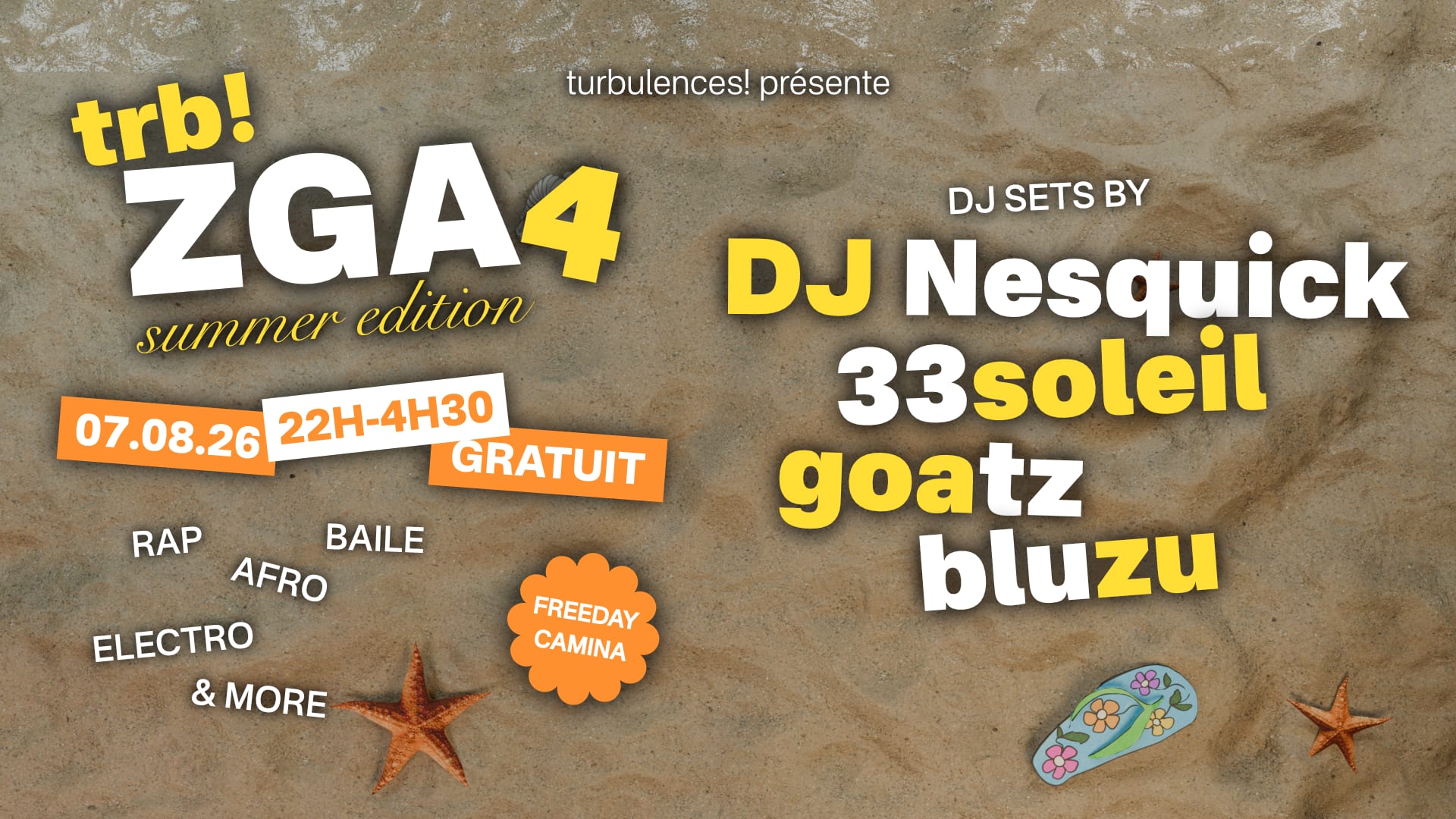 Freeday Camina - Trb! Zga #4 [Dj Nesquick, 33soleil &+]
