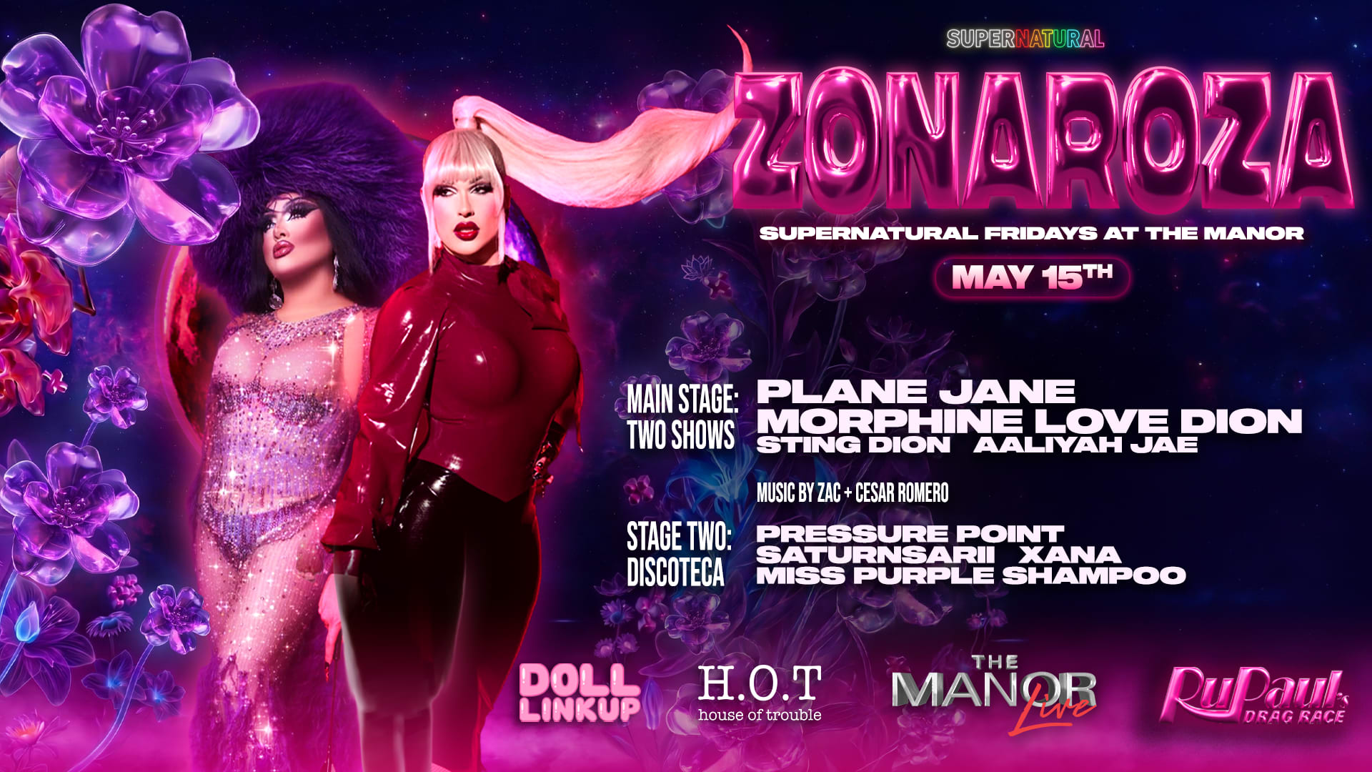 Zonaroza: Ft. Plane Jane + Morphine Love Dion