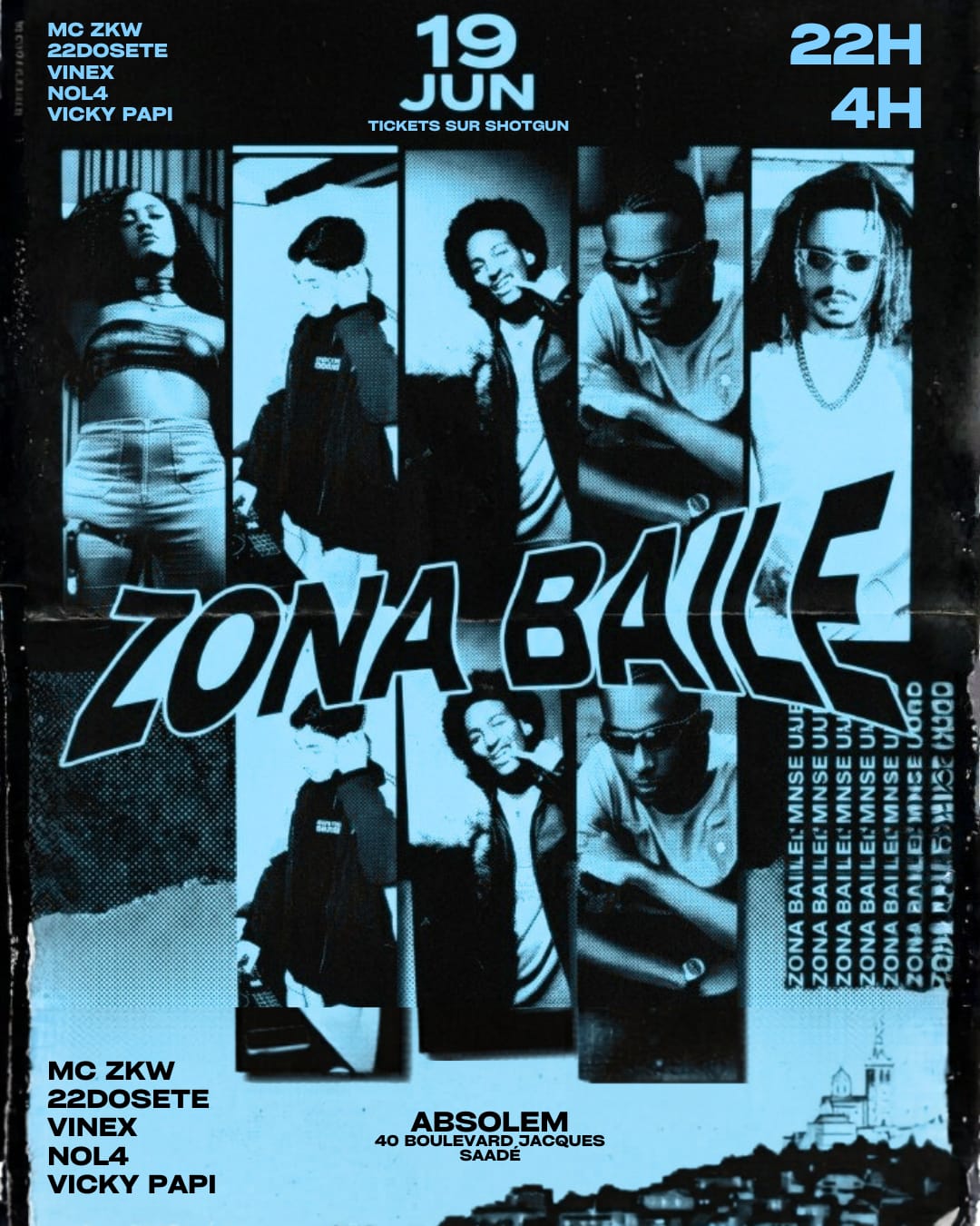 Zona Baile | MC Zkw, Nol4, 22dosete, Vinex, Vicky Papi