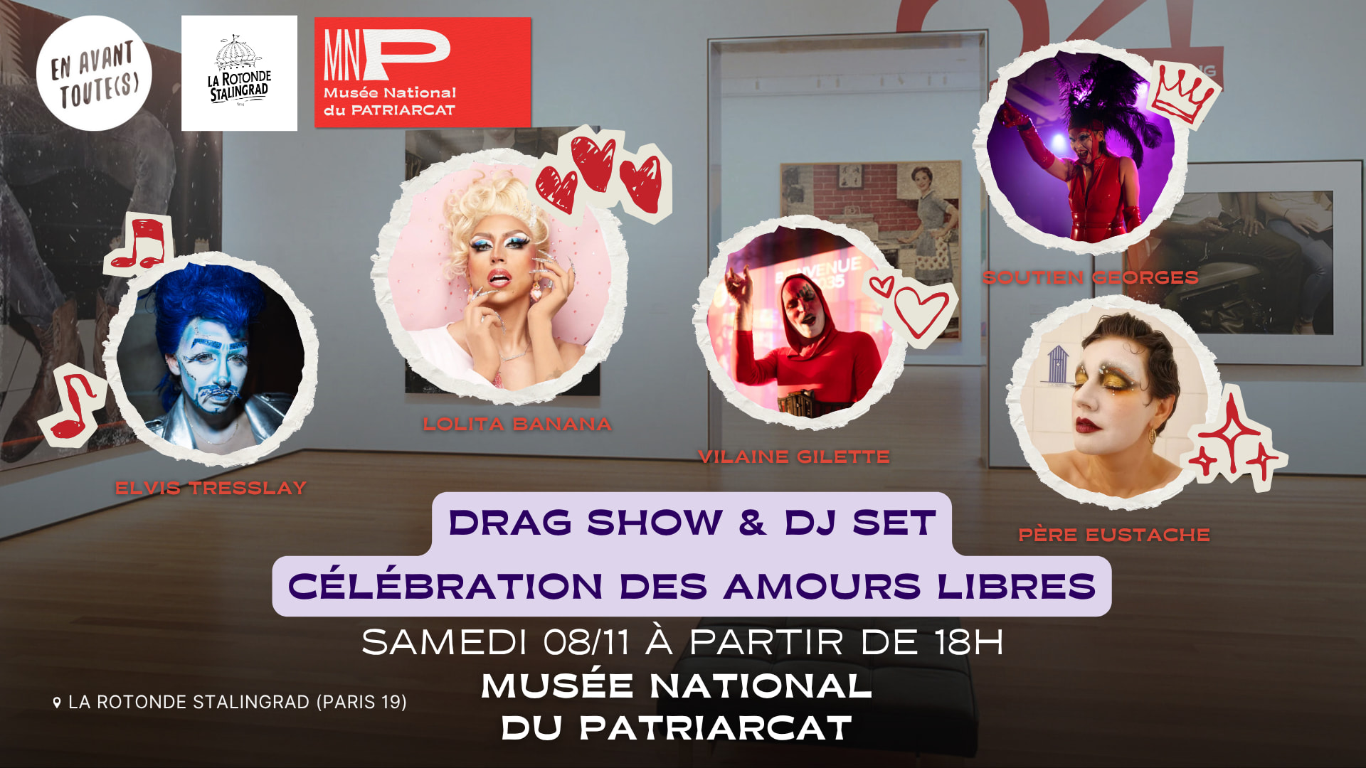 08/11 Mnp Drag Show & Dj Set : Célébration Des Amours Libres