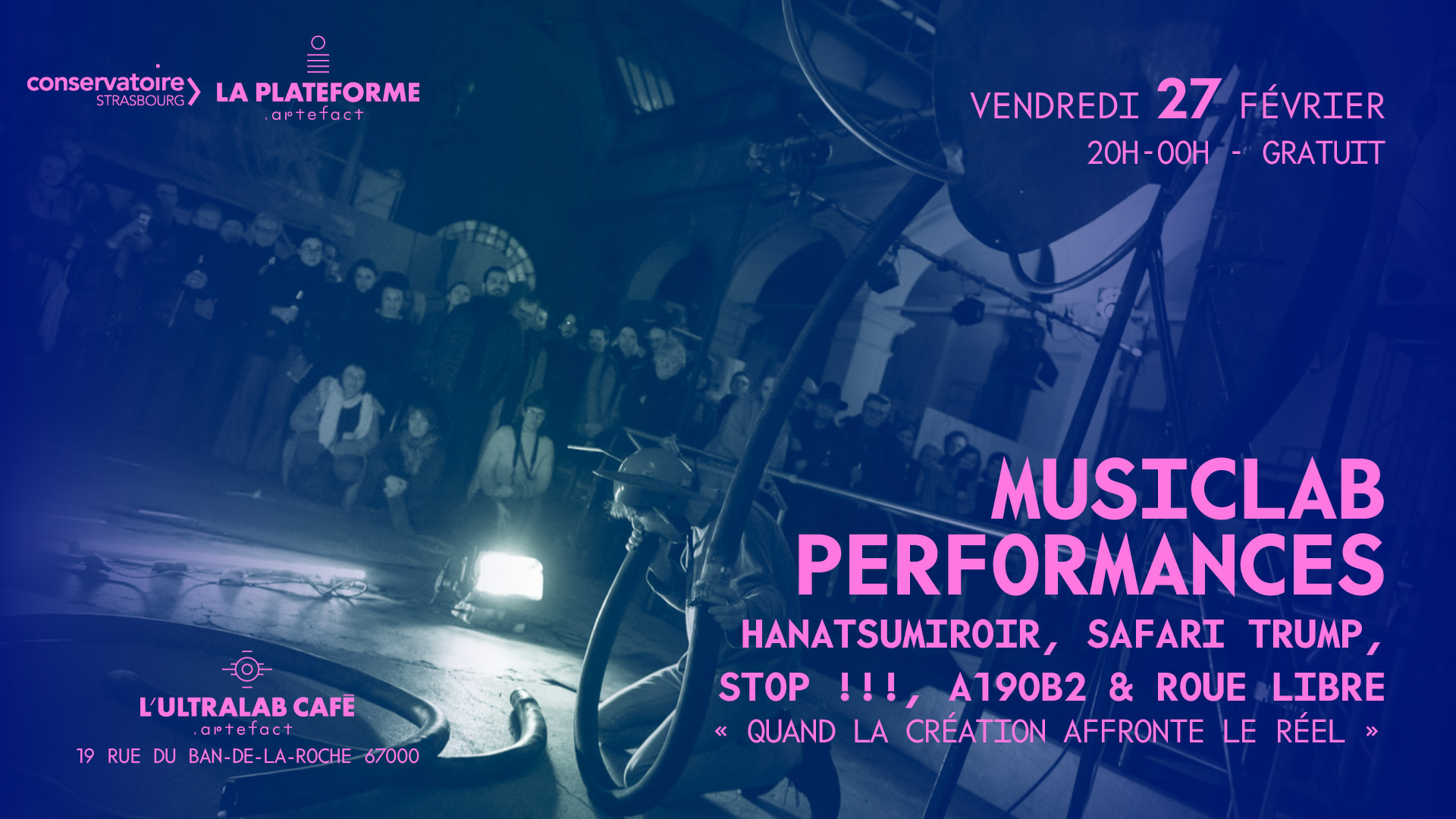 Musiclab Perfomances: Hanatsumiroir & La Plateforme Artefact