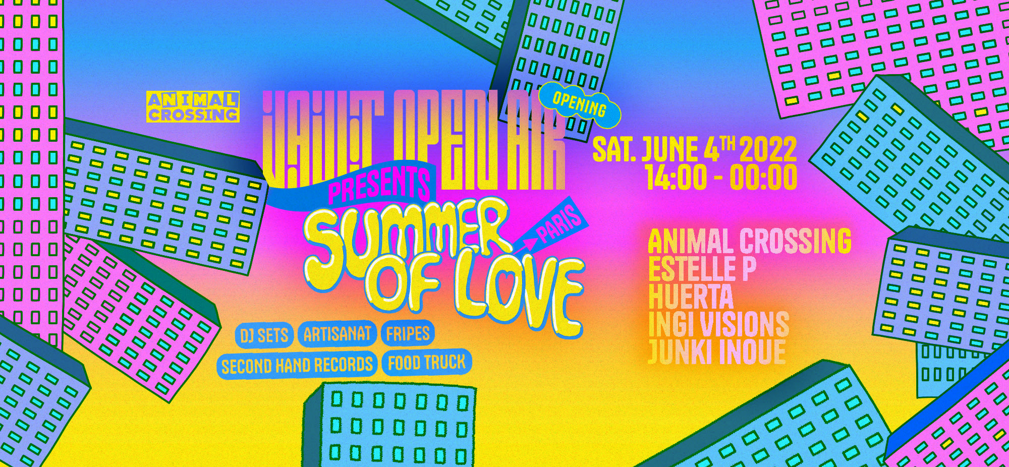 Vault Open Air X Animal Crossing : Summer Of Love