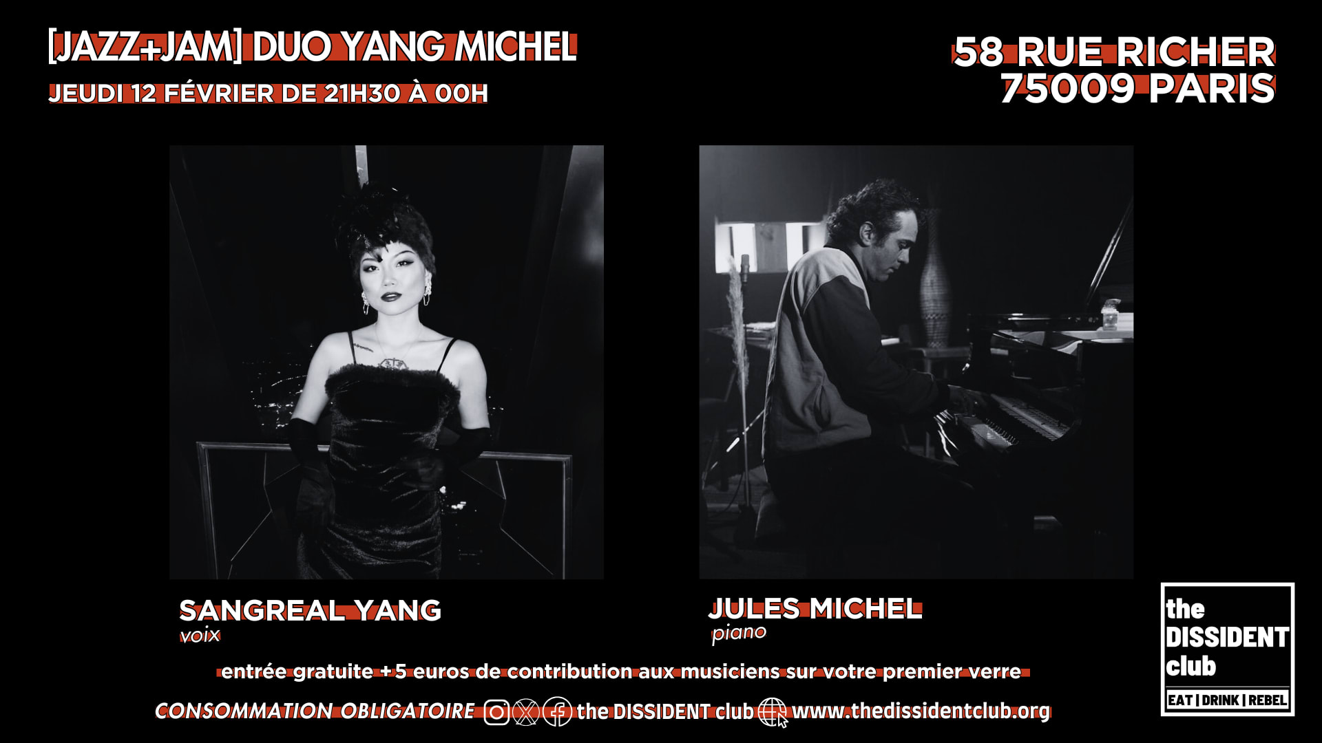 [Jazz+Jam] Duo Yang Michel