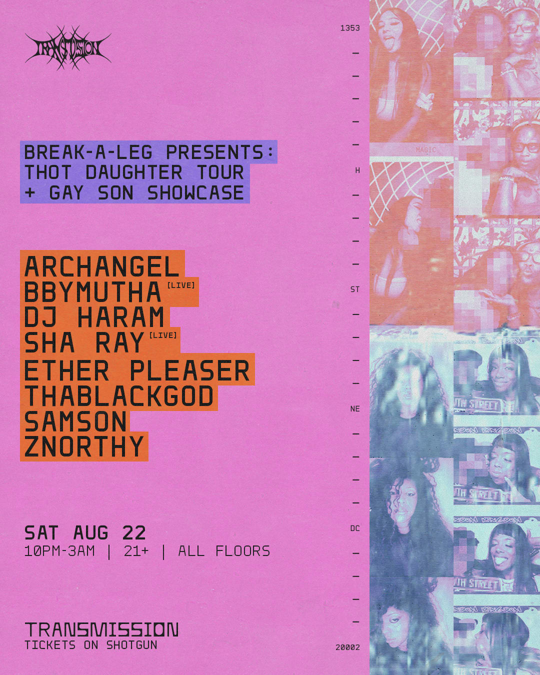 Thot Daughter Tour: Archangel, Bbymutha, Dj Haram, & Sha Ray