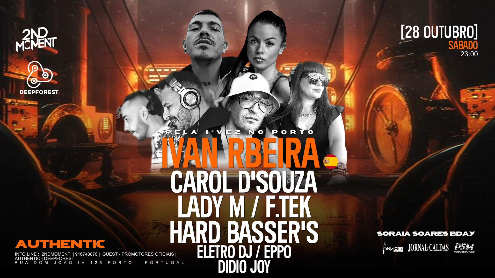 Ivan Rbeira & Carol D'souza & Guests At Authentic Club-Porto