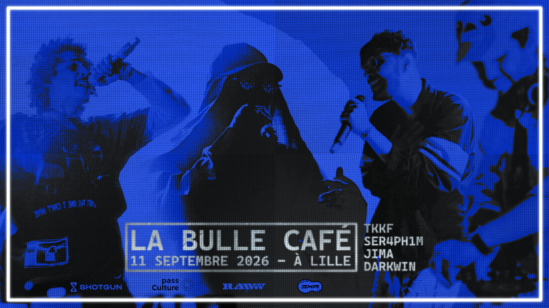 Rawww: Tkkf, Jima, Darkwin, Ser4ph1m À La Bulle Café