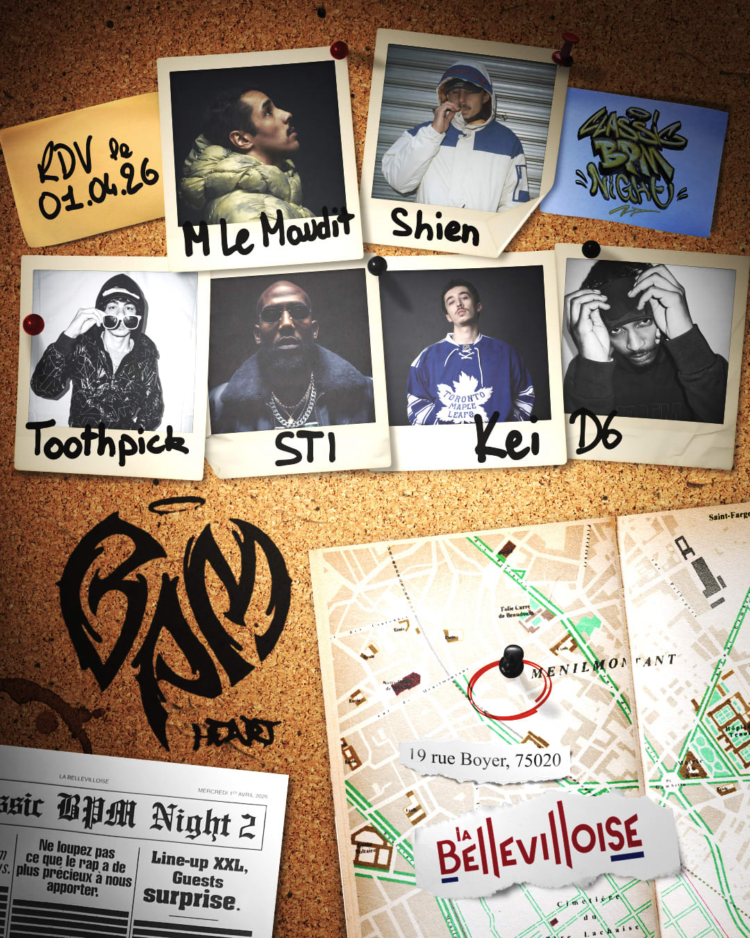 Bpm Heart – Classic Bpm Night 2 | 01.04.26