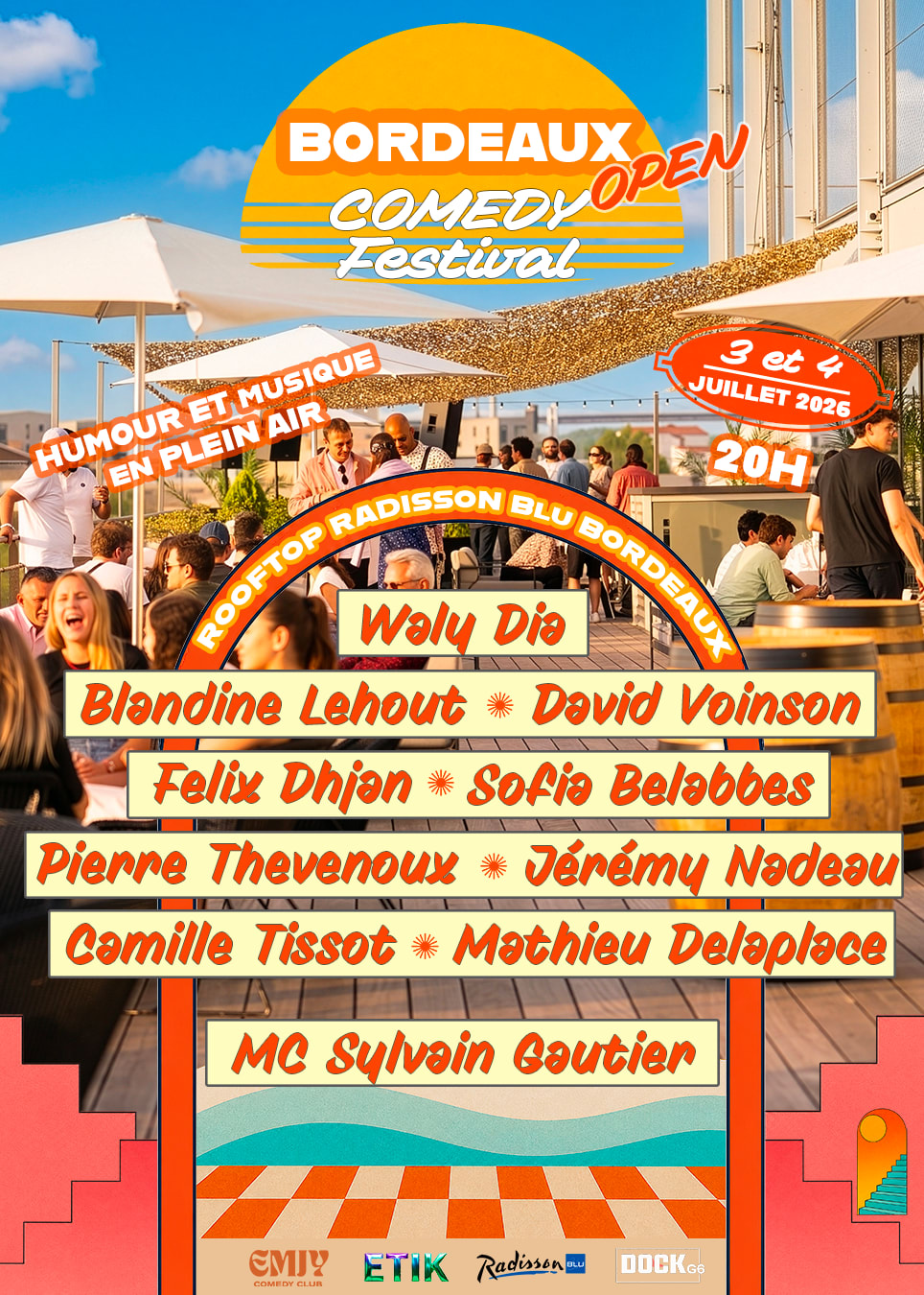 Bordeaux Open Comedy Festival - Rooftop Radisson Blu