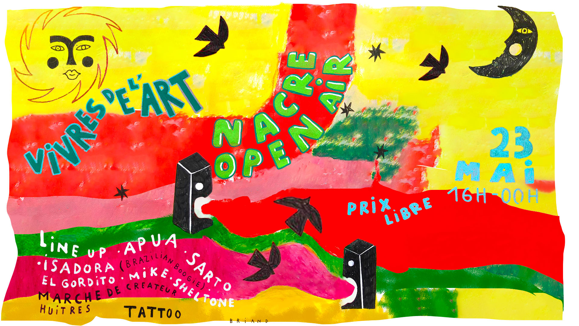 Nacre Open Air : Invite Apua