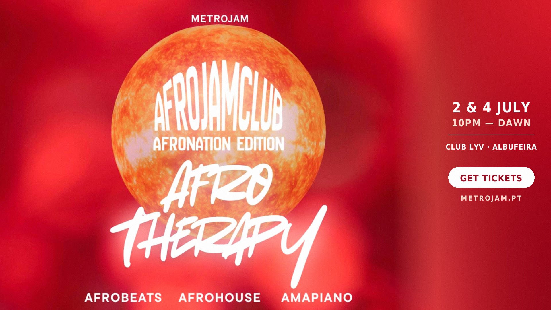 Afro Therapy (Afronation Pre & After Party)