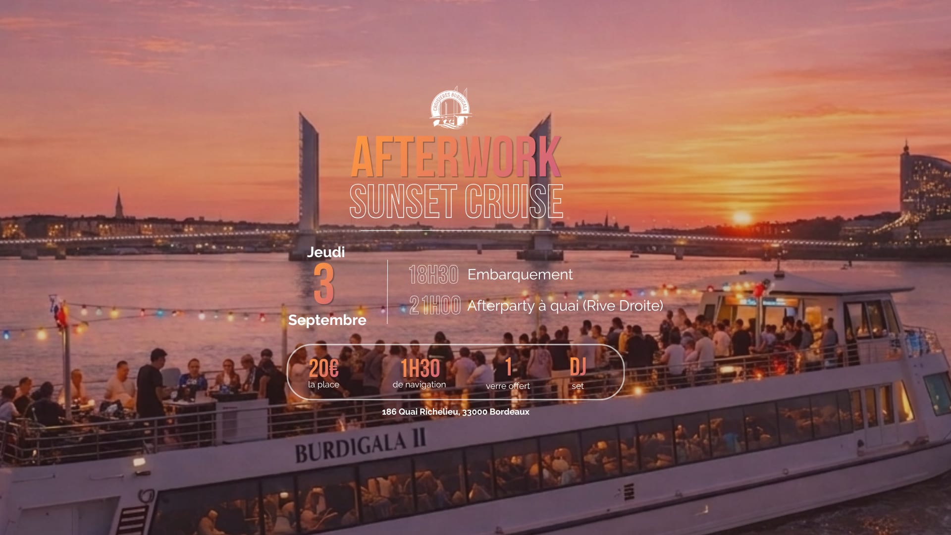Afterwork Sunset Cruises