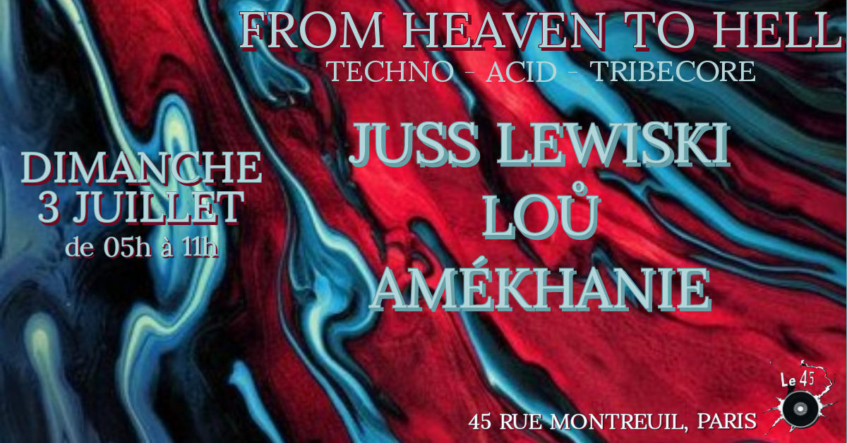 After Techno L'atome #185 W/ Juss Lewiski, Loů & Amékhanie 