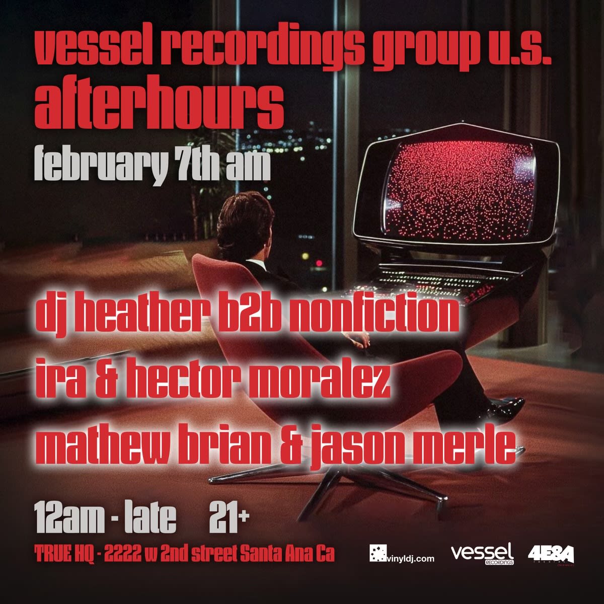 Vessel Recordings Presents: Dj Heather B2b Nonfiction