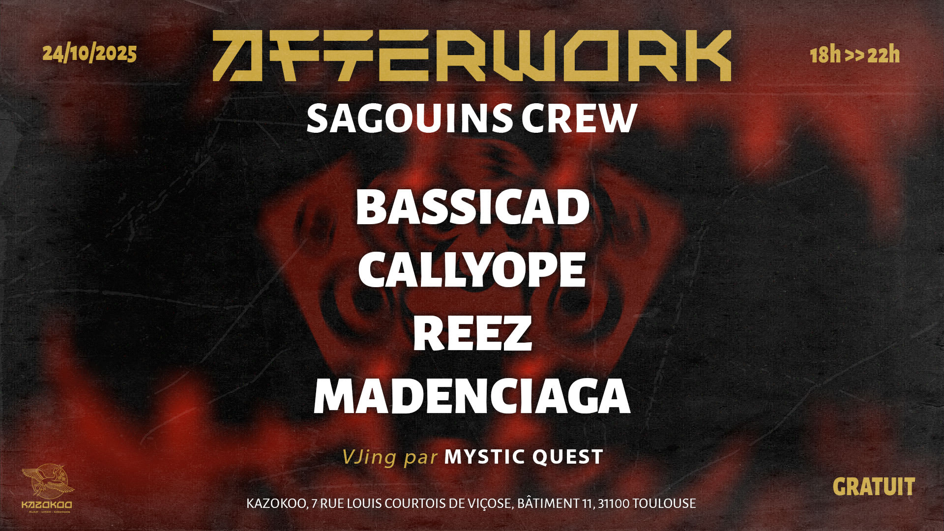 Afterwork : Sagouins Crew S'invite À Kazokoo