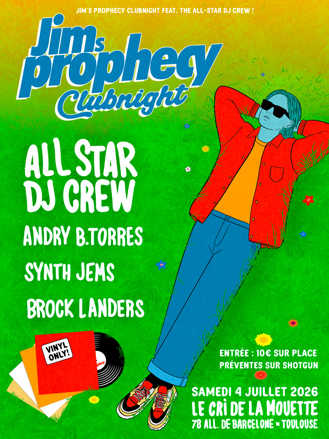 Jim's Prophecy Clubnight : Vinyl Only! The All-Star Dj Crew