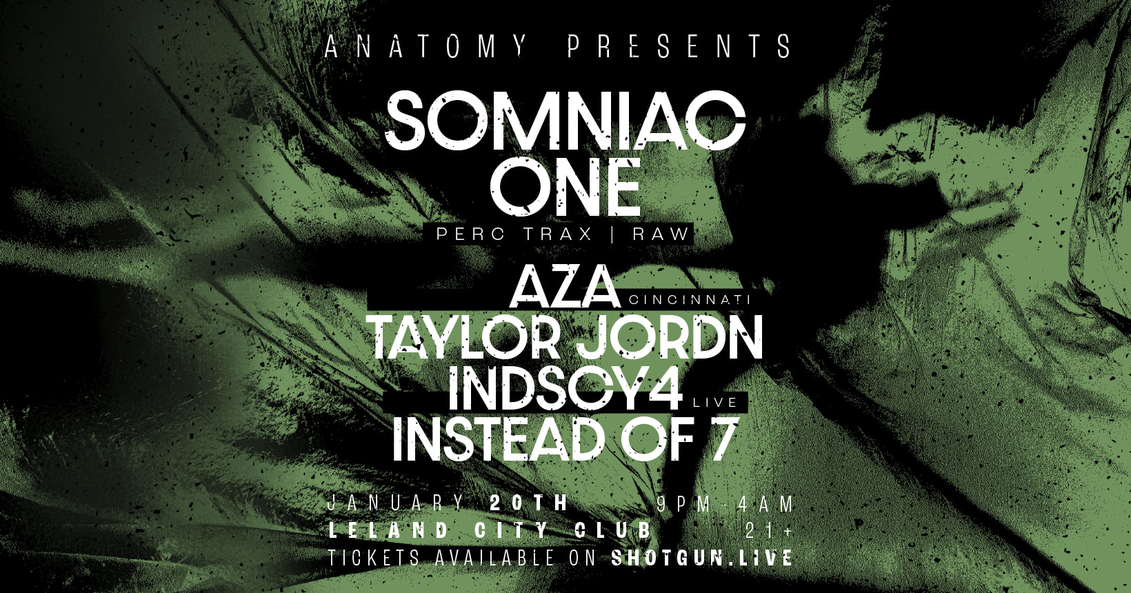 Anatomy Presents: Somniac One (Perc Trax / Raw)