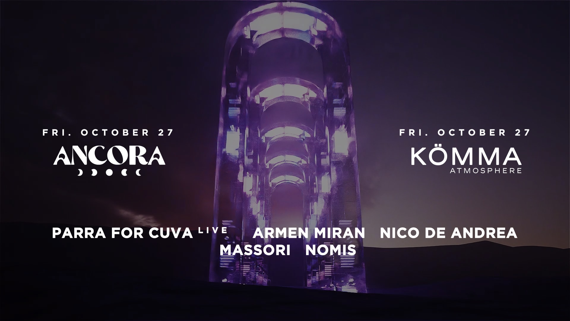 Parra For Cuva , Armen Miran, Nico De Andrea,Ancora By Nomis