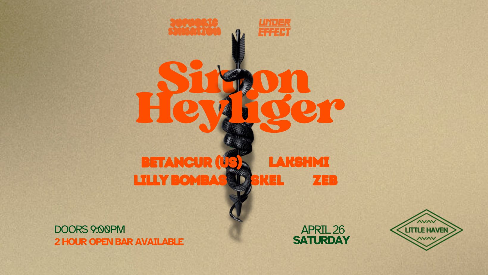 Euphoricsensation And Under Effect Presents: Simon Heyliger