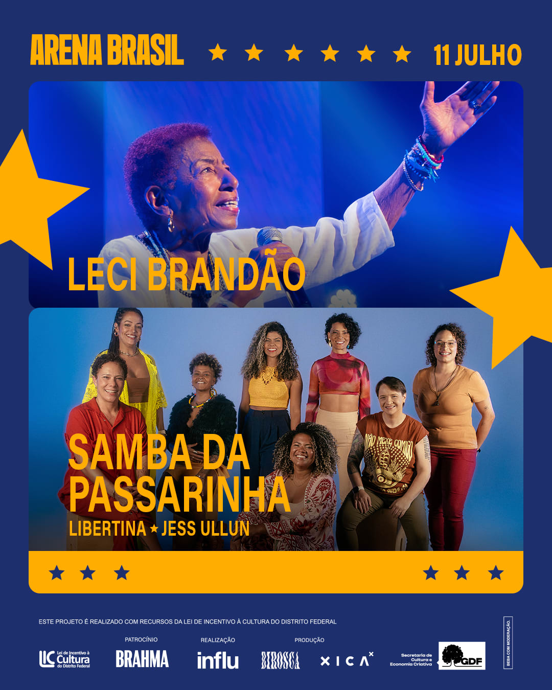 Hoje! Leci Brandão + Samba Da Passarinha