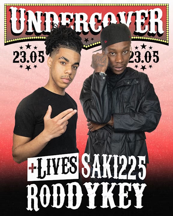 Undercover #35 @Cabaret Sauvage + Live Saki225 & Roddy Key