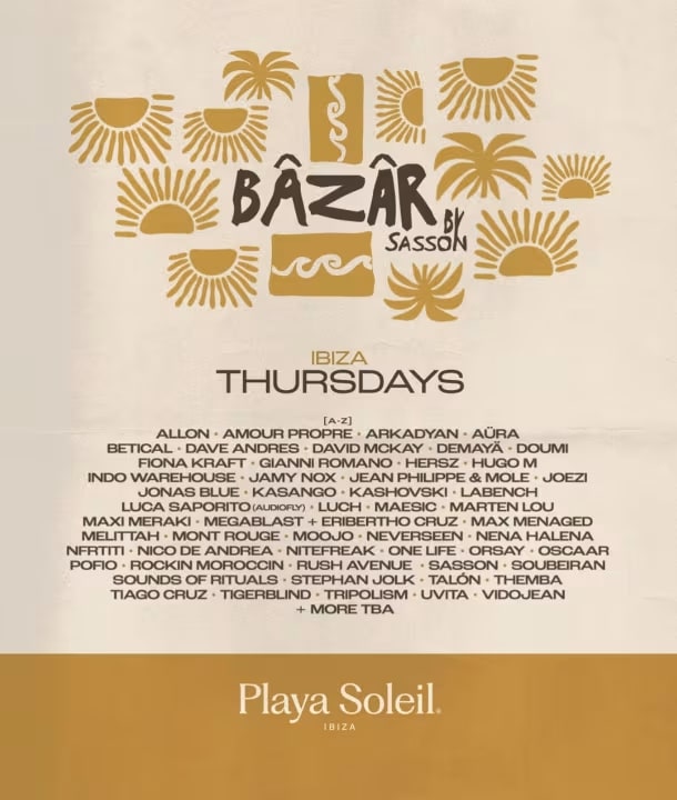 Bâzâr By Sasson - Playa Soleil Ibiza
