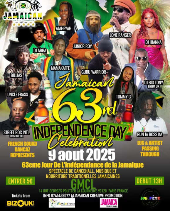 Jamaican Independence Day Celebration 9 August 2025