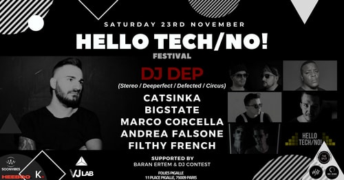 Hello Tech/No! - Festival "Non Stop 12 Hours" (Paris - Fr)