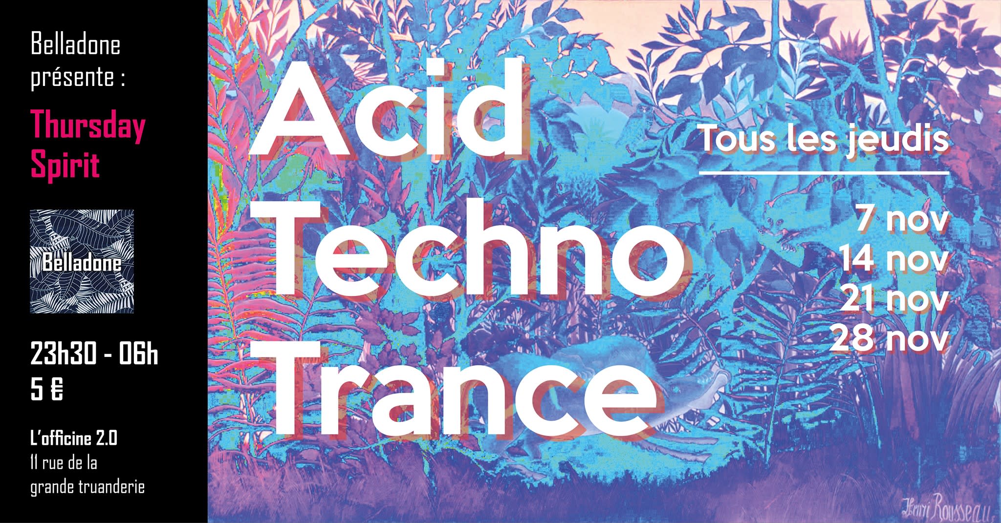 Thursday Spirit : Techno To Trance