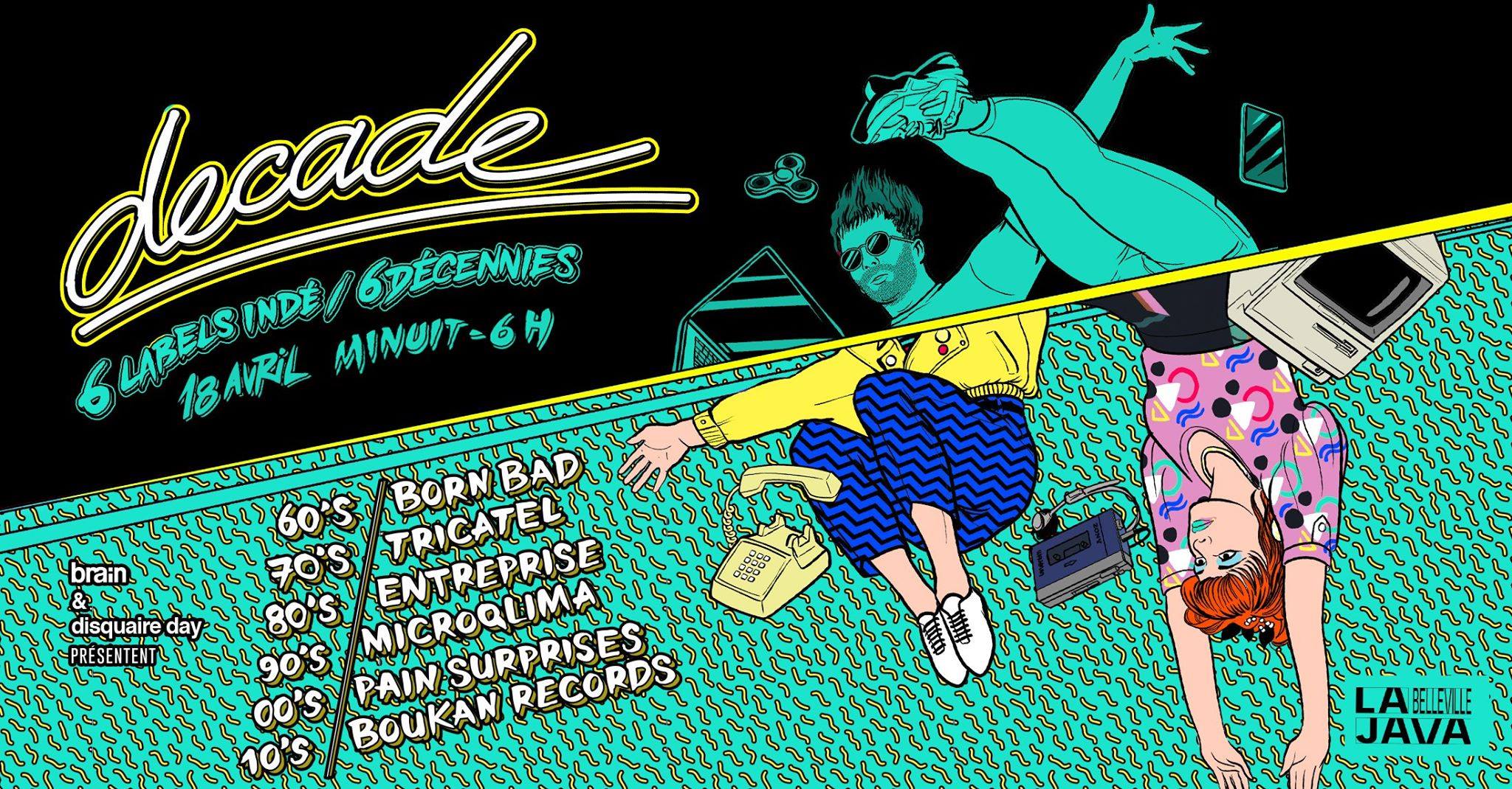 Brain Présente La Decade : 6 Labels, 6 Décennies