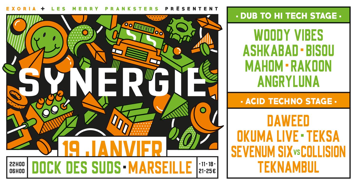 Synergie | 2 Stages : Dub To Hi-Tech // Acid Techno