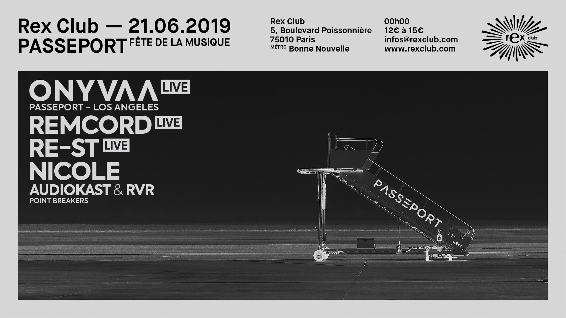 Passeport Special Fete De La Musique: Onyvaa Live & More