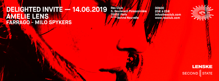 Delighted Invite: Amelie Lens, Farrago, Milo Spykers