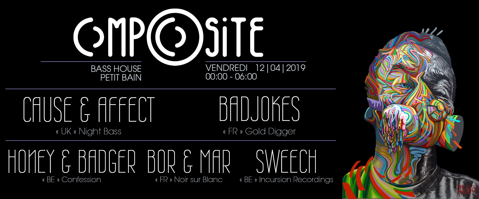 Composite W/ Cause & Affect / Badjokes / Honey & Badger + More