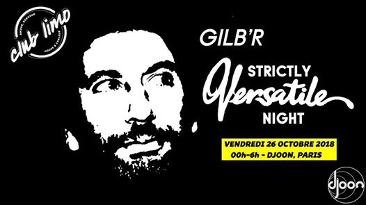Club Limo Invite Gilb'r - Strictly Versatile Night