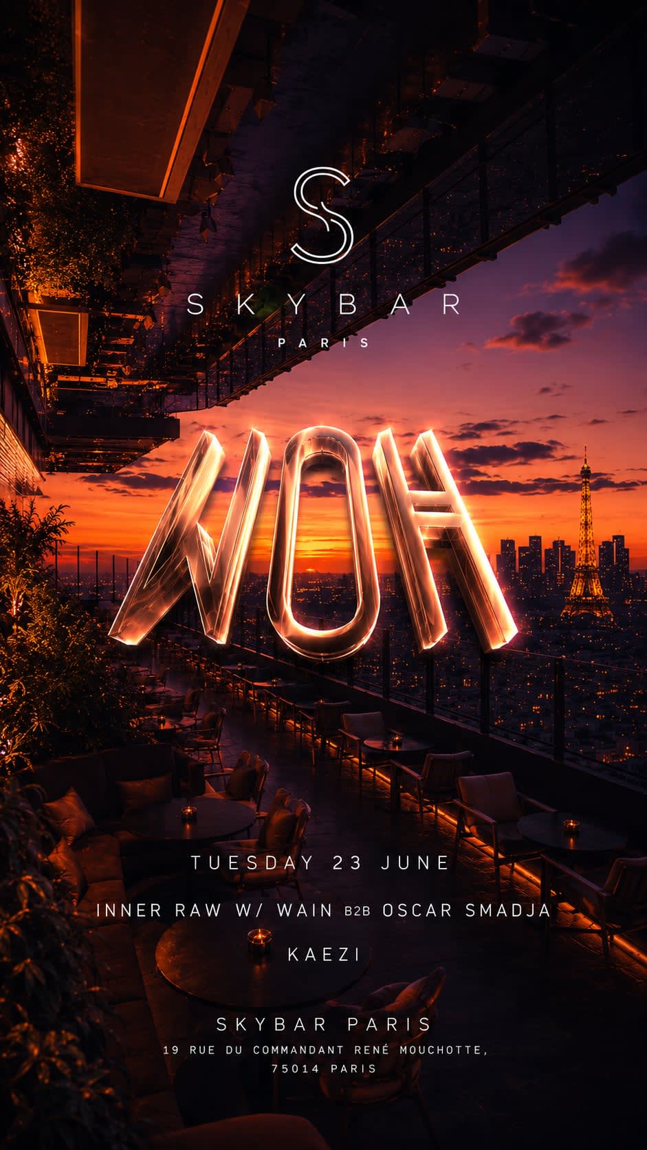 Woh At Skybar Invite : Kaezi, Wain & Oscar Smadja