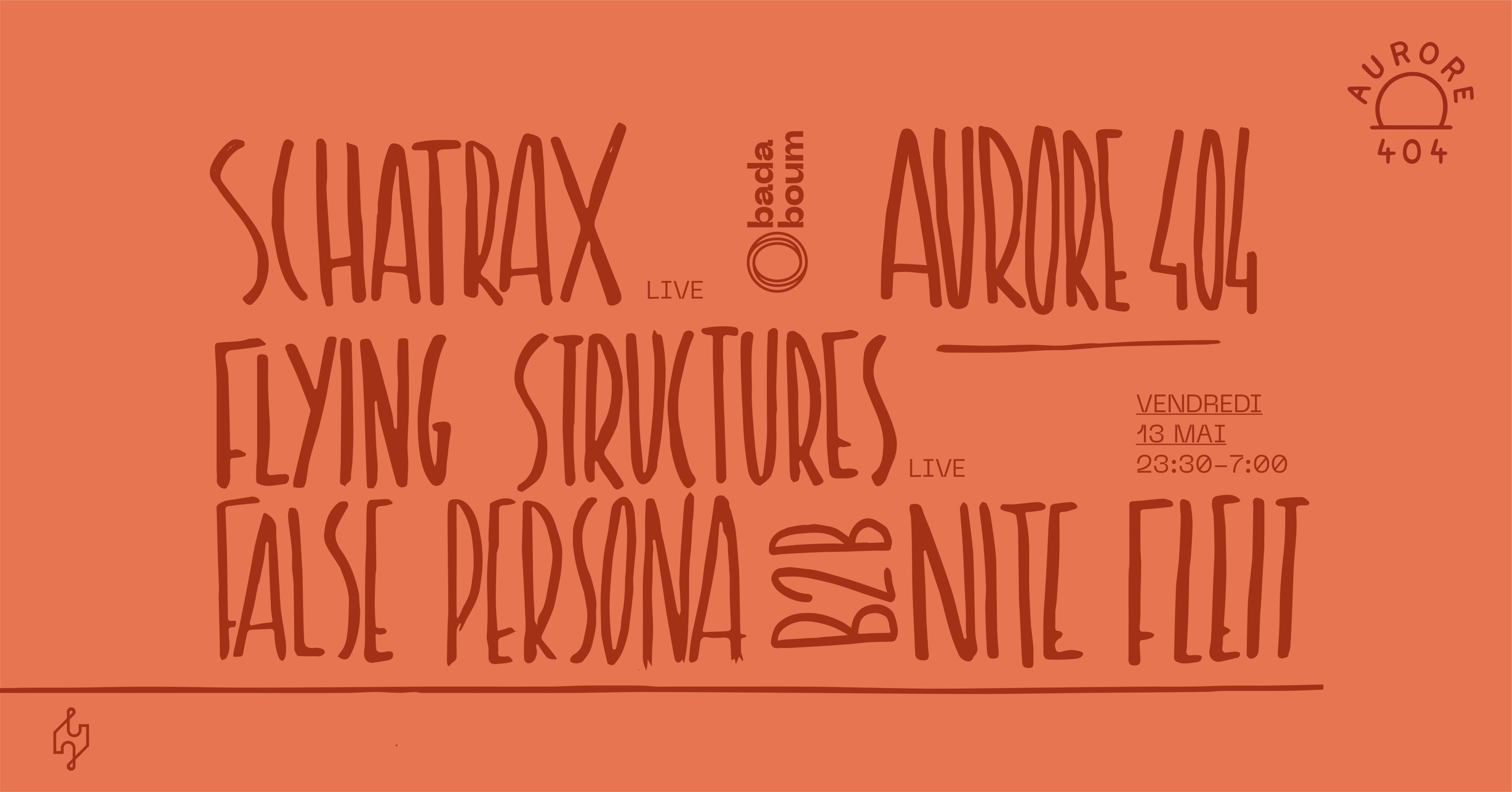 Aurore 404 Anniversary - Schatrax Live, False Persona B2b Nite Fleit