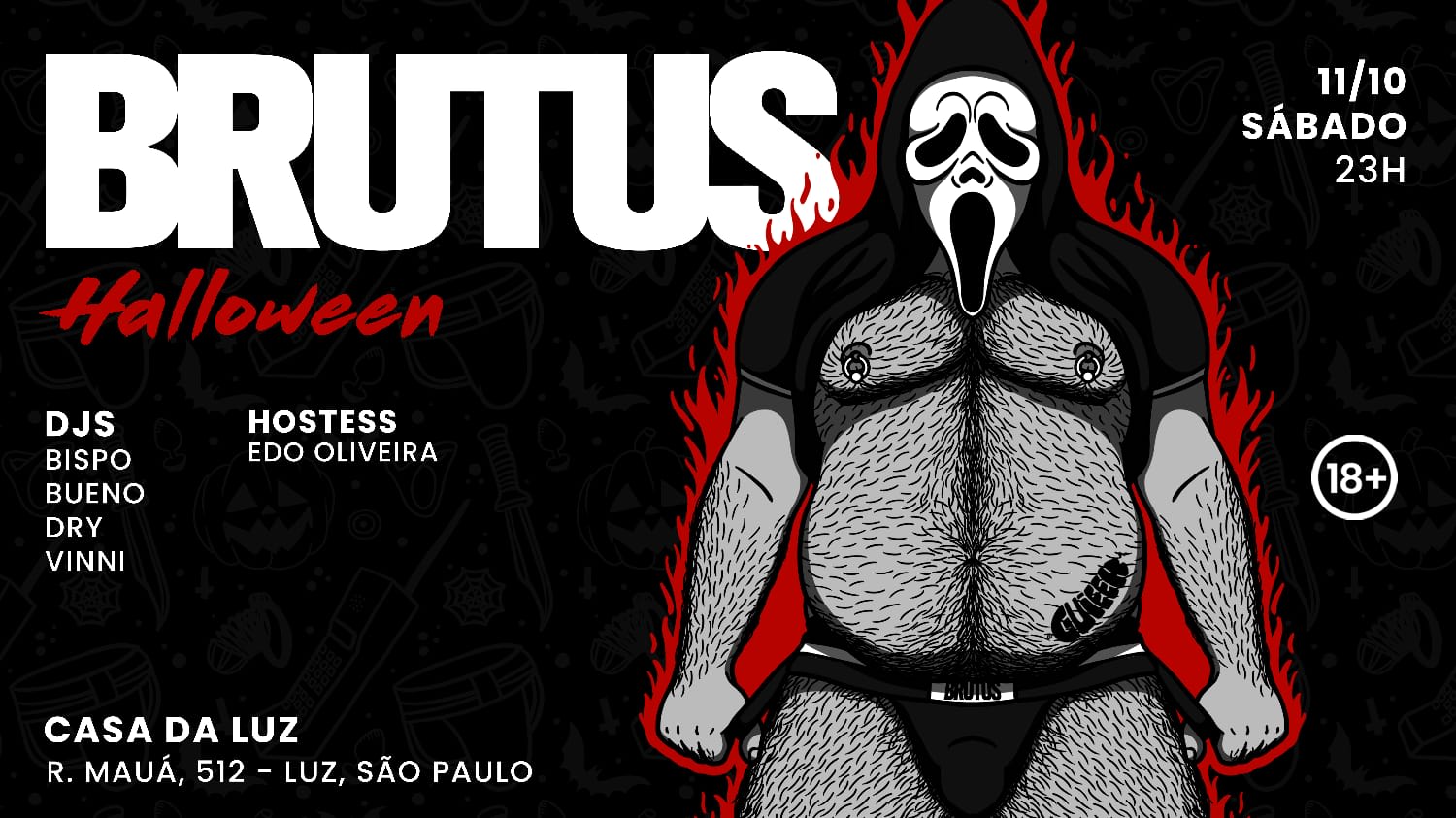 Brutus Halloween No Casarão Mal Assombrado