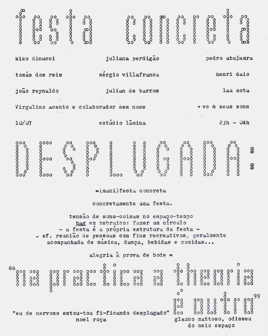 Festa Concreta Desplugada